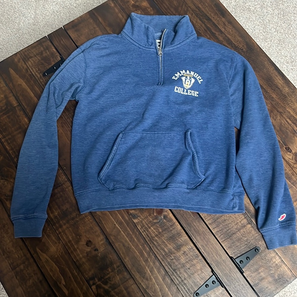 Navy Quarter Zip Emmanuel College